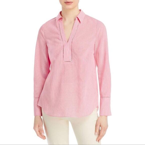 Kobi Halperin Reem Blouse Pink Striped - Picture 1 of 12